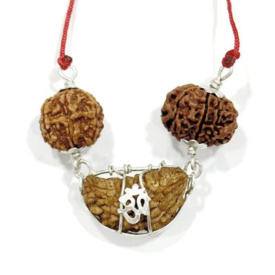 1, 7, 8 Mukhi Nepal Rudraksha Combination for Good health, Wealth & Peace of mind