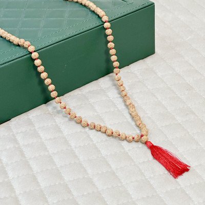 6 Mukhi Rudraksha Mala 108 beads Lab Certified japa wearing men women Lord Murugan Subramanian luxury prosperity Venus necklace